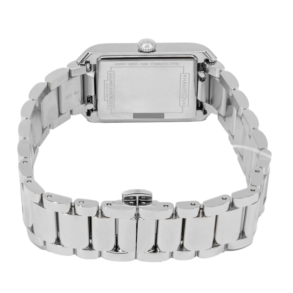 Baume&Mercier Ladies M0A10476 Hampton Blue Dial Quartz - Image 4