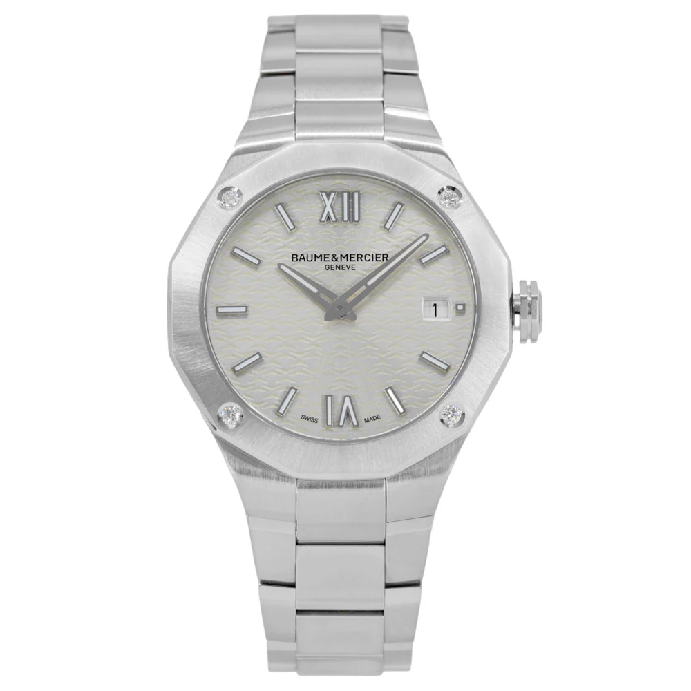 Baume & Mercier Ladies 10614 Riviera Silver Dial Quartz - Image 3