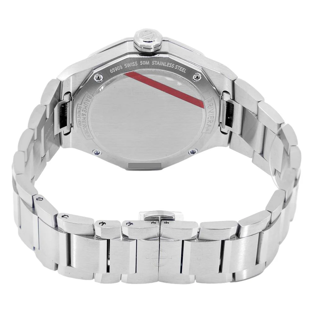 Baume & Mercier Ladies 10614 Riviera Silver Dial Quartz - Image 5