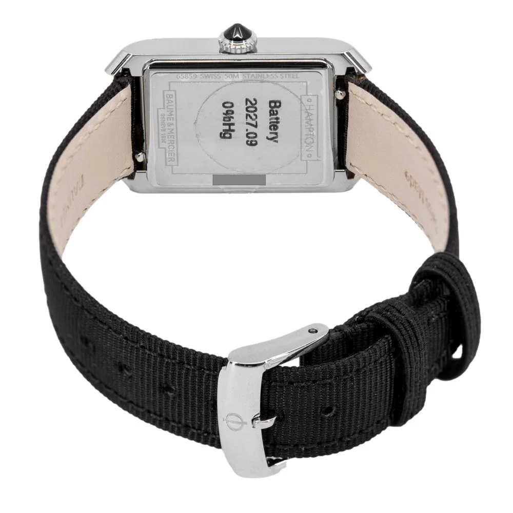 Baume & Mercier Men's 10630 Hampton Green Dial Quartz - Image 4