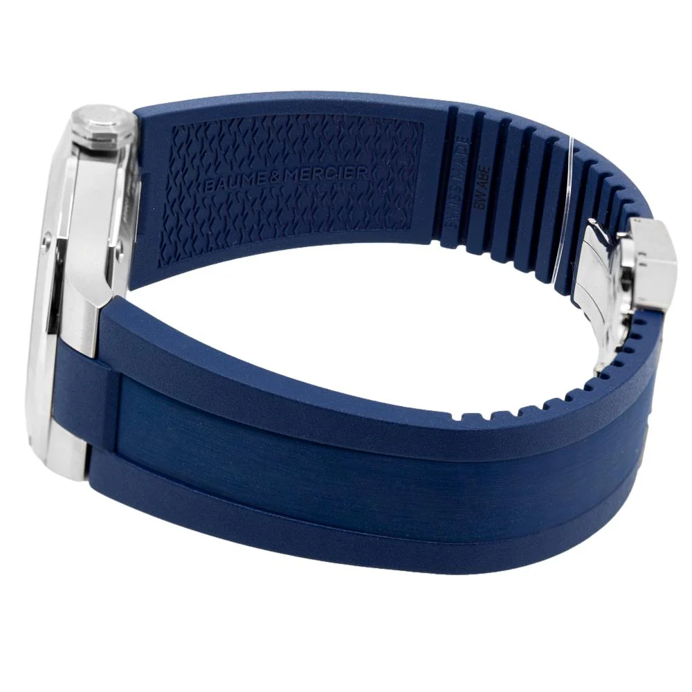 Baume&Mercier Men's M0A10619 Riviera Blue Dial Watch - Image 3