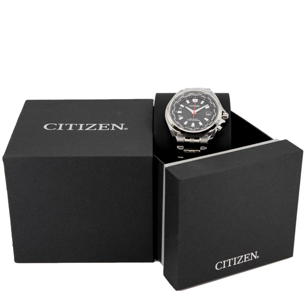 Citizen Men's CB0220-85E Radio Controlled Black Dial Watch - Image 6