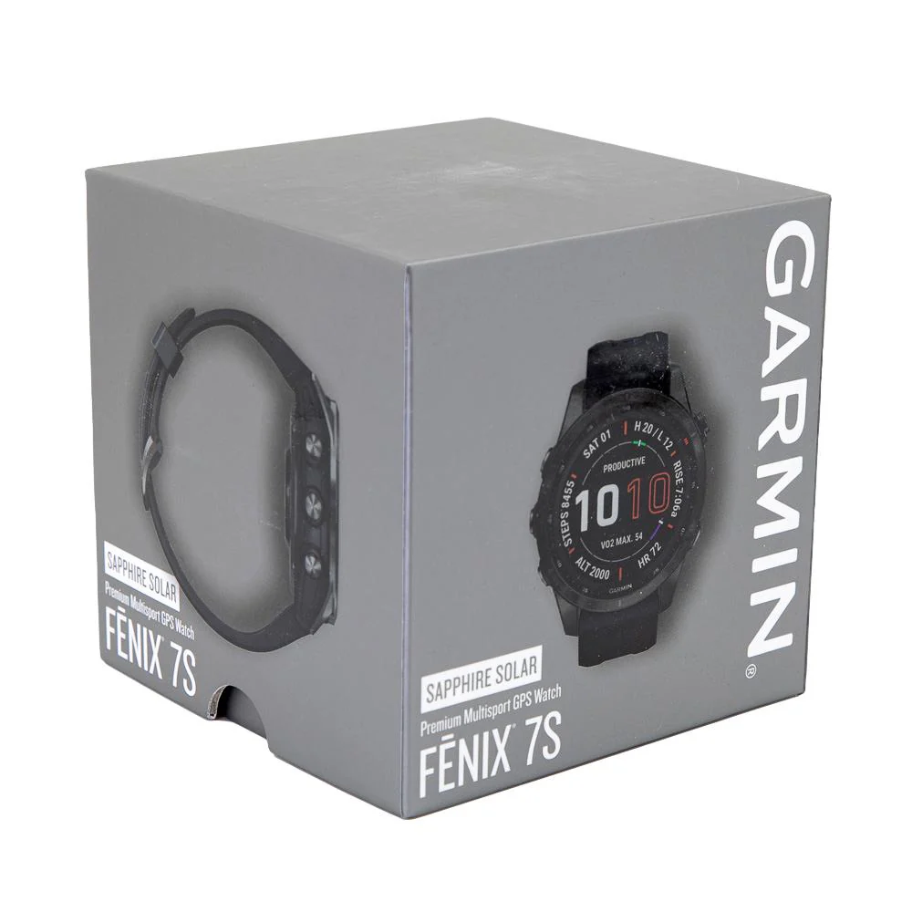 Garmin 010-02539-25 Fenix  7S Sapphire Solar Grey Watch - Image 6