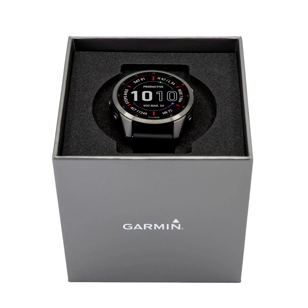 Garmin 010-02539-25 Fenix  7S Sapphire Solar Grey Watch - Image 7