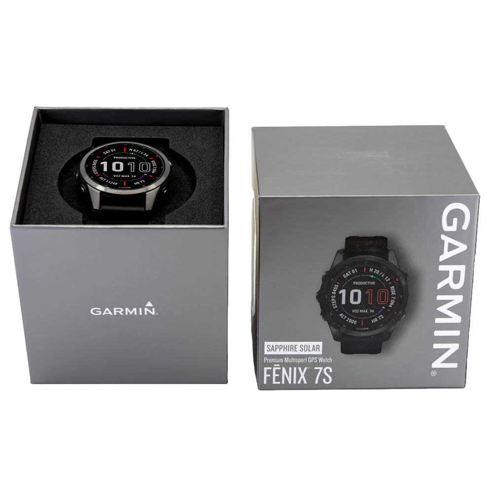 Garmin 010-02539-25 Fenix  7S Sapphire Solar Grey Watch - Image 8