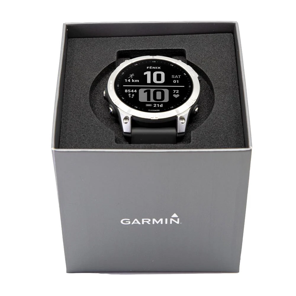 Garmin 010-02540-01 Fenix 7 Silver Graphite Strap Watch - Image 7