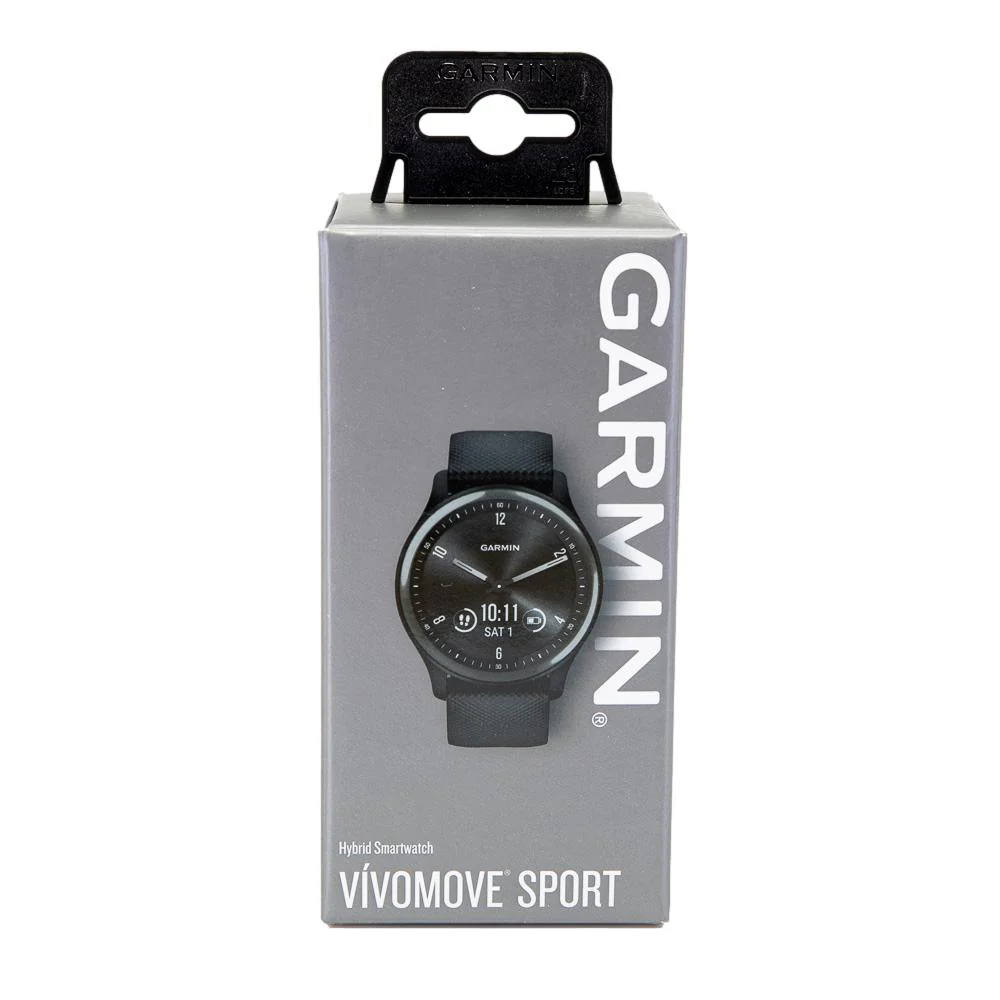 Garmin 010-02566-00 vívomove® Sport Black Smartwatch - Image 5