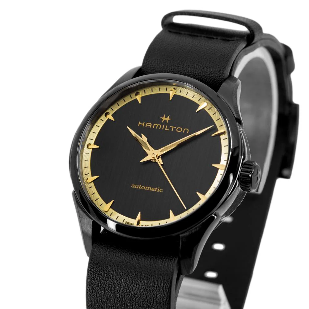 Hamilton Men's H32255730 Jazzmaster Auto Gold - Image 5