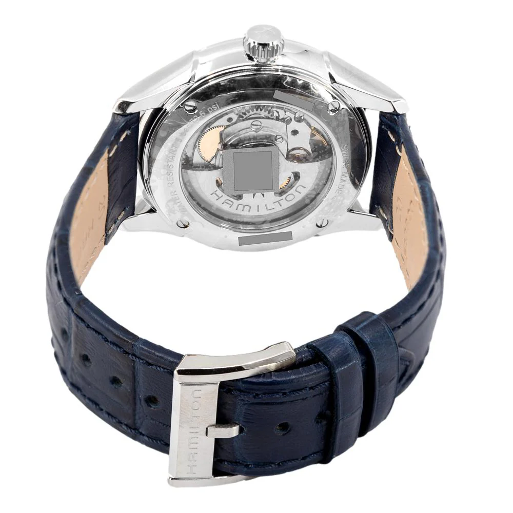 Hamilton Men's H32475640 Jazzmaster Blue Dial Auto Watch - Image 4