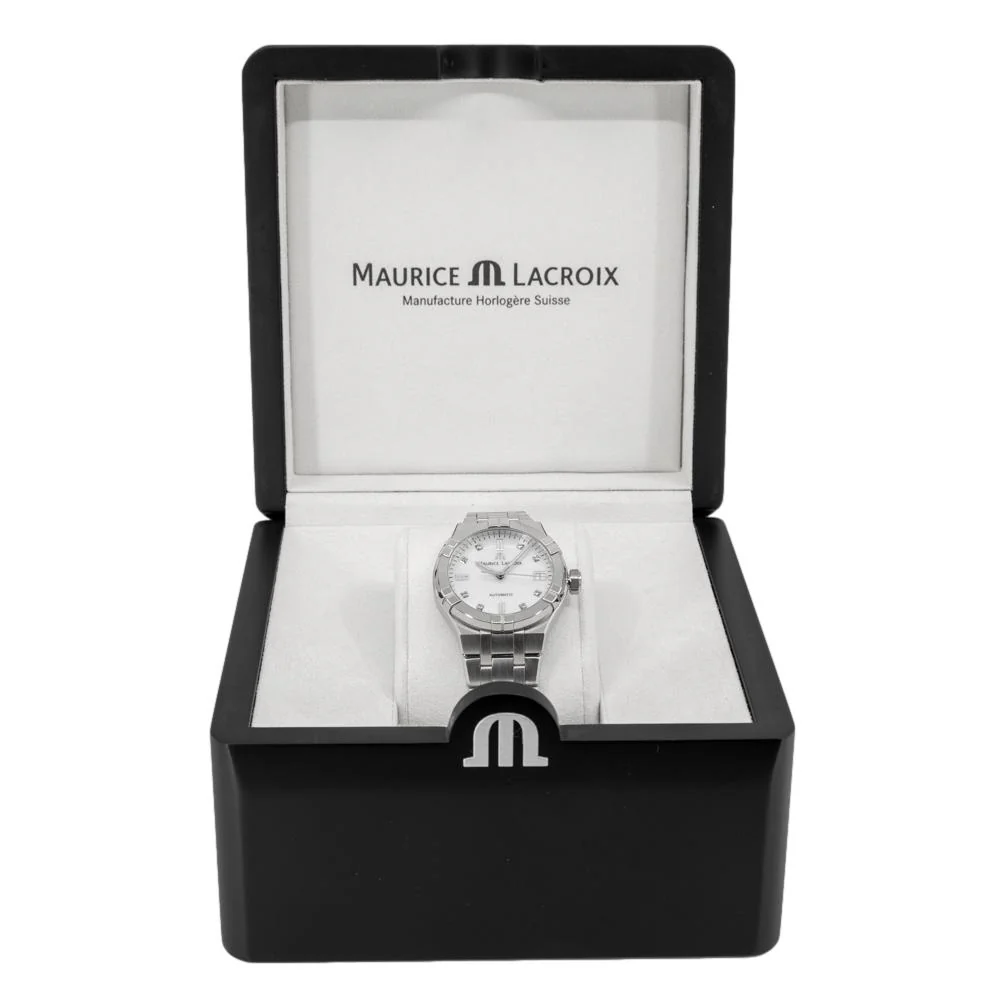 Maurice Lacroix AI6006-SS002-170-1 Diamonds MoP Dial Watch - Image 7