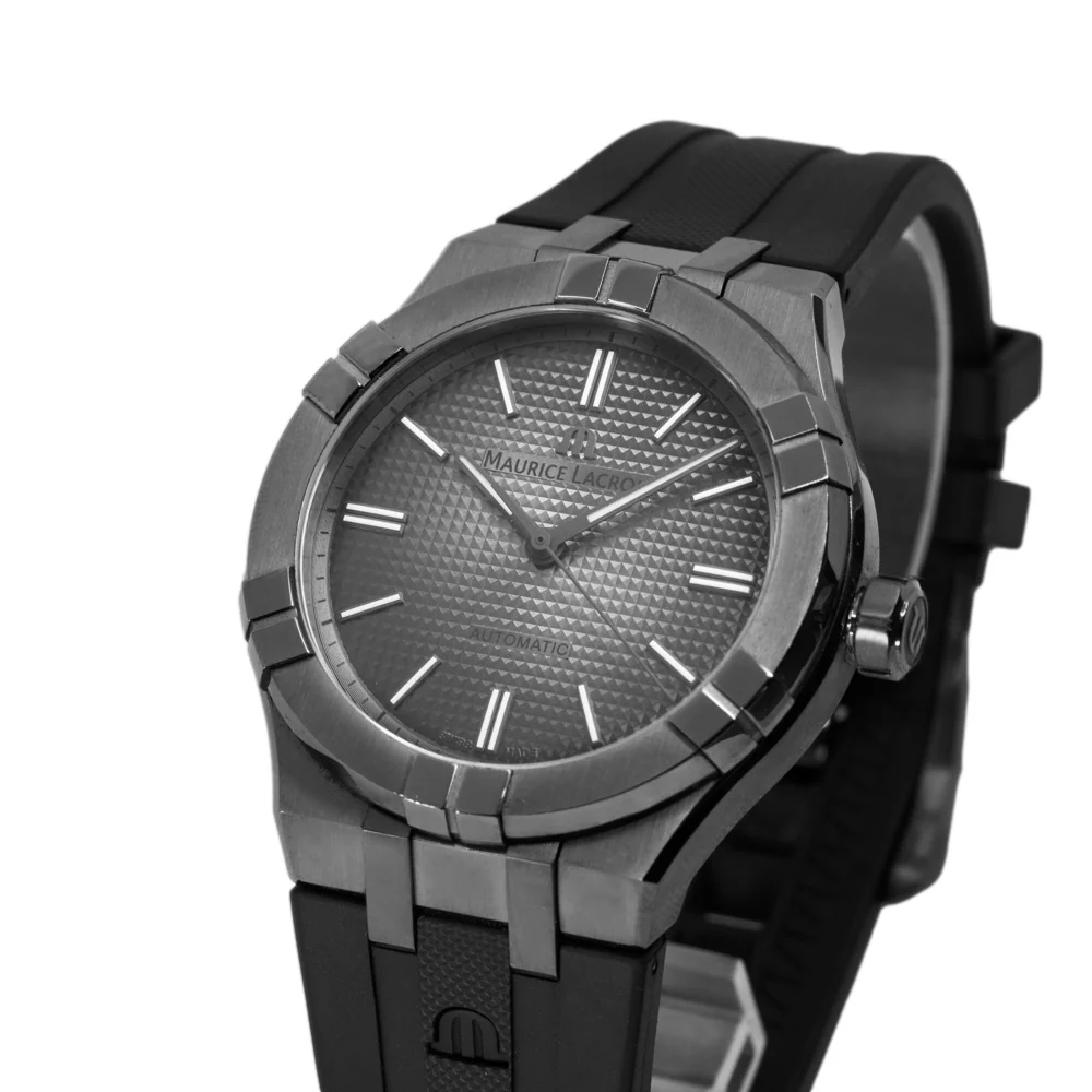 Maurice Lacroix AI6008-PVB00-330-2 Aikon Gunmetal PVD Auto - Image 10