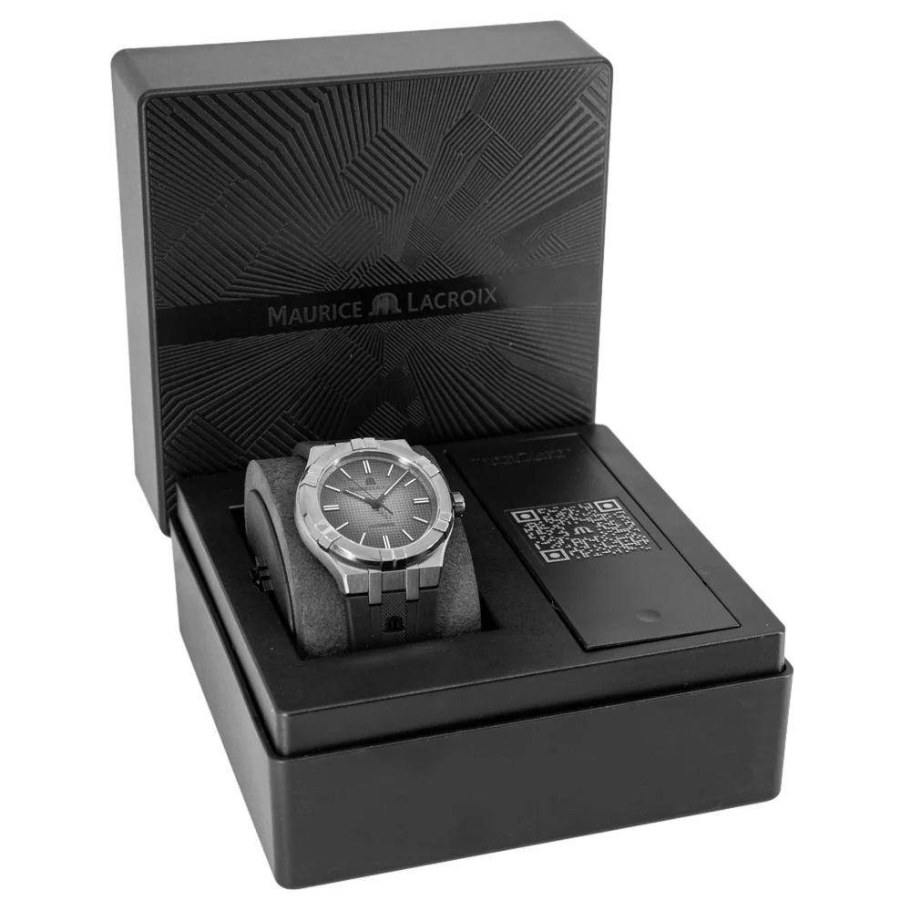 Maurice Lacroix AI6008-PVB00-330-2 Aikon Gunmetal PVD Auto - Image 9