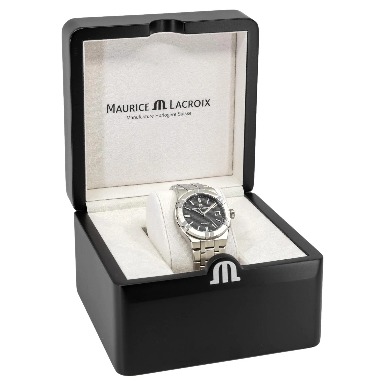 Maurice Lacroix AI6008-SS002-330-1 Aikon Black Dial Watch - Image 8