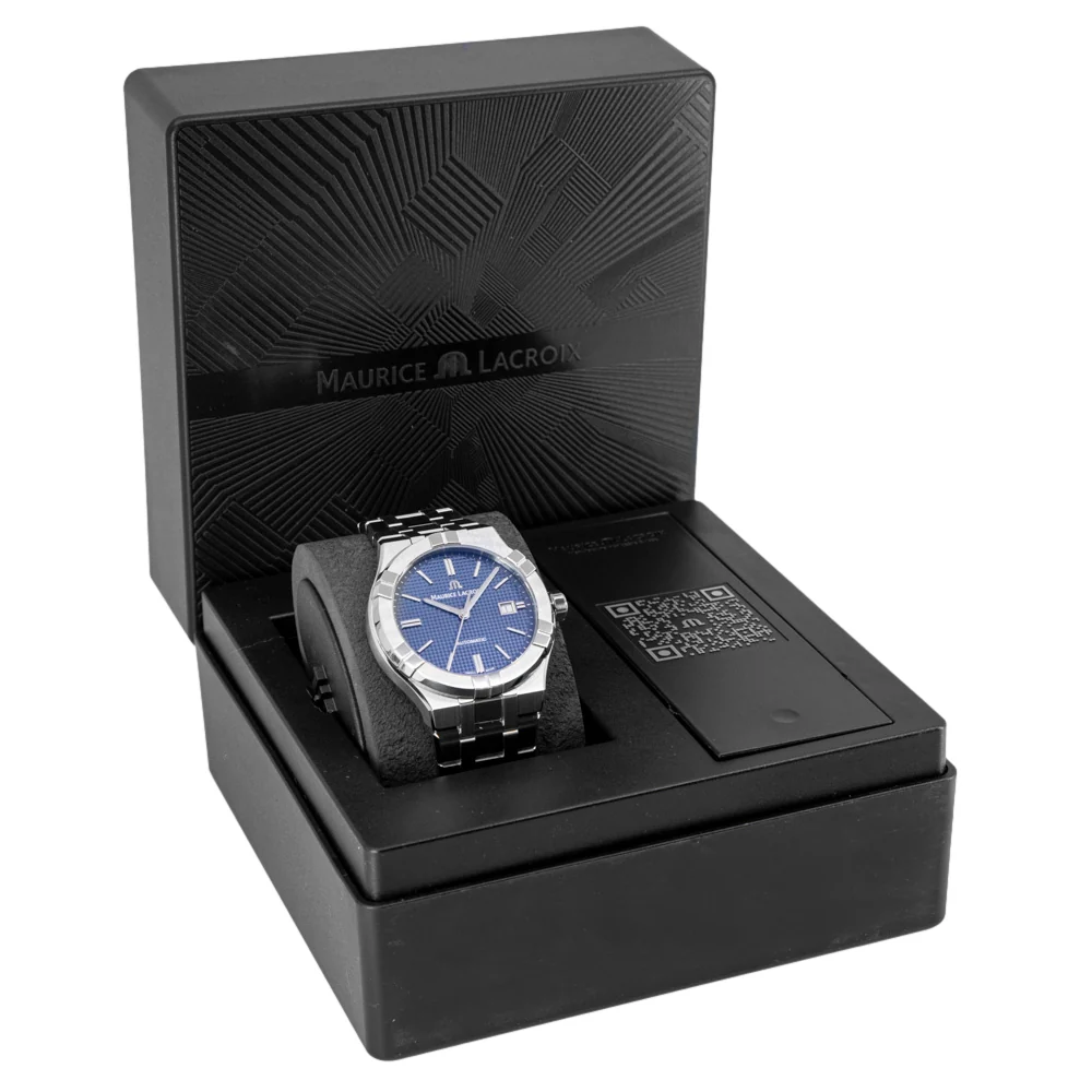 Maurice Lacroix AI6008-SS002-430-1 Aikon Blue Dial Watch - Image 9