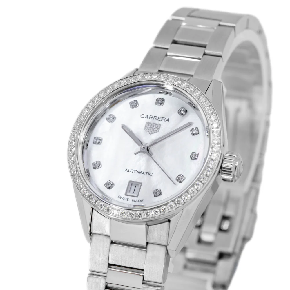 TAG Heuer Women's WBN2414.BA0621 Carrera Date 29mm Automatic - Image 10