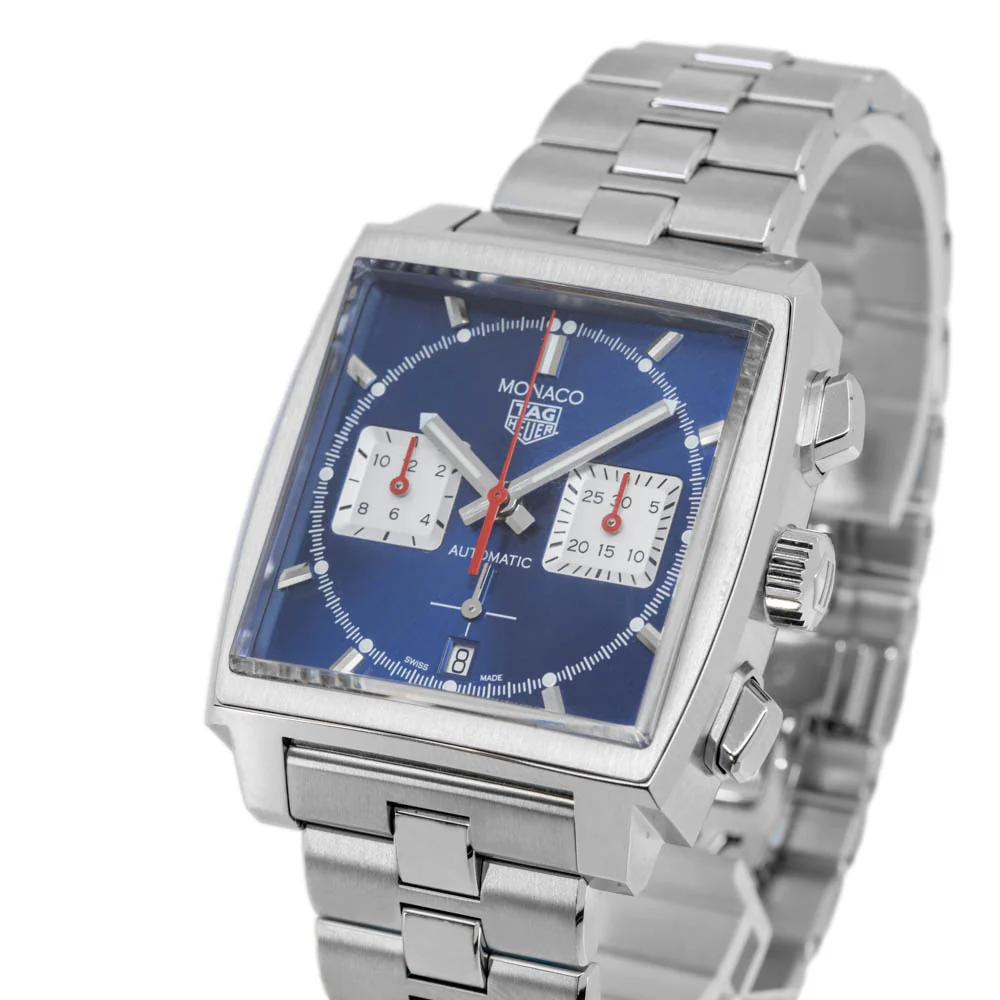 Tag Heuer Men's CBL2111.BA0644 Monaco Chrono Blue Dial Watch - Image 10