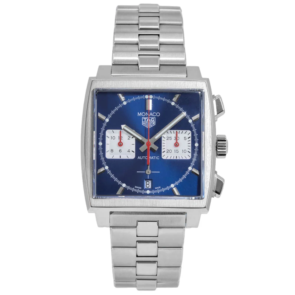 Tag Heuer Men's CBL2111.BA0644 Monaco Chrono Blue Dial Watch - Image 3